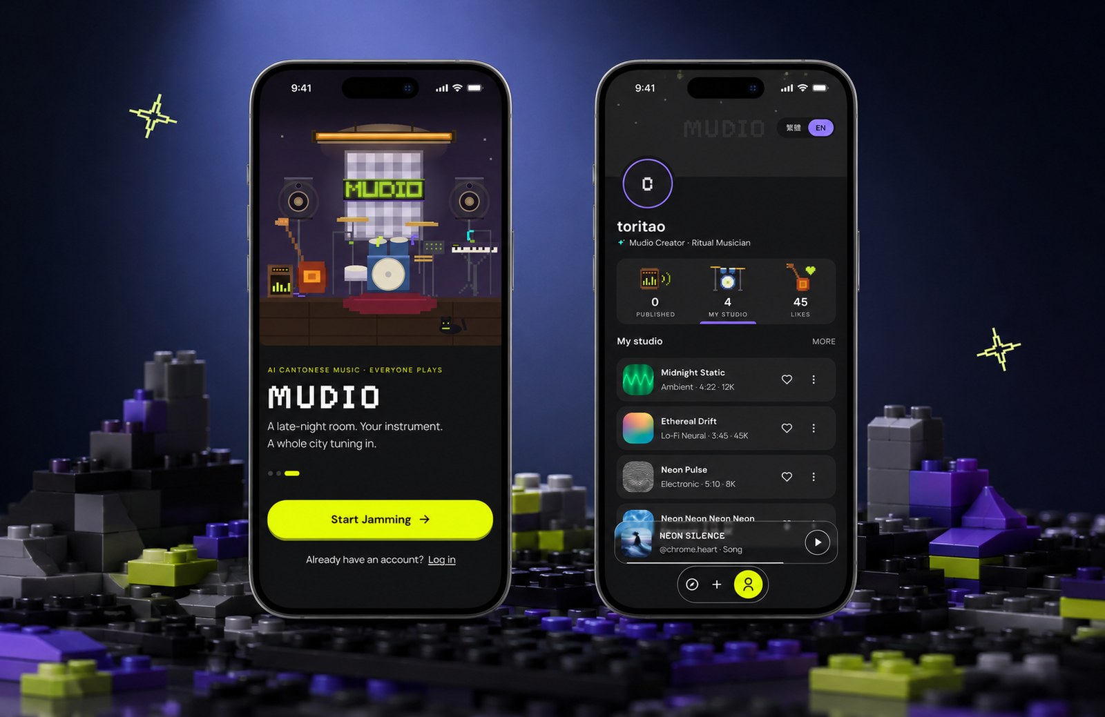 MUDIO — Music Plus Studio, an AI music app