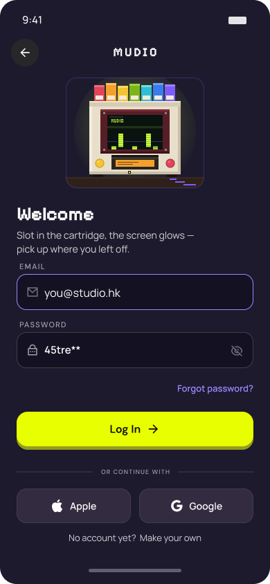Login 登录页
